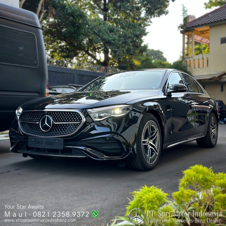 Mercedes E300 AMG Line Indonesia Black 1