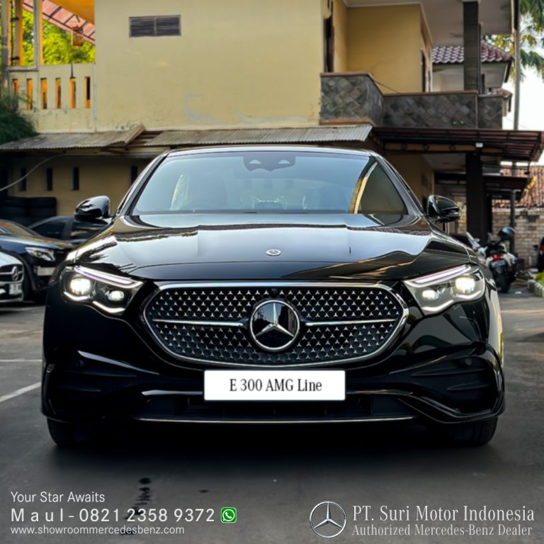 Mercedes E300 AMG Line Indonesia Black 2